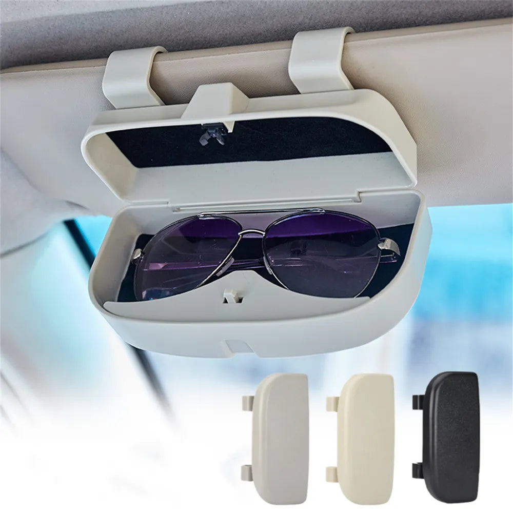 LFOTPP Universal Car Sunglasses Holder for 2018-2022 2023 2024 Hyundia &  Kiaa Sun Glass Case Eyeglasses Storage Box,Interior Accessories Autos Parts  (Light Gray) : : Car & Motorbike