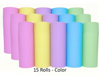 Replacement Paper Rolls for Fun Print Pocket Printer