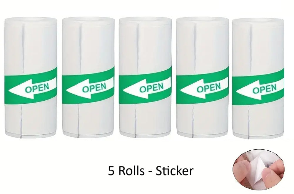 Replacement Paper Rolls for Fun Print Pocket Printer