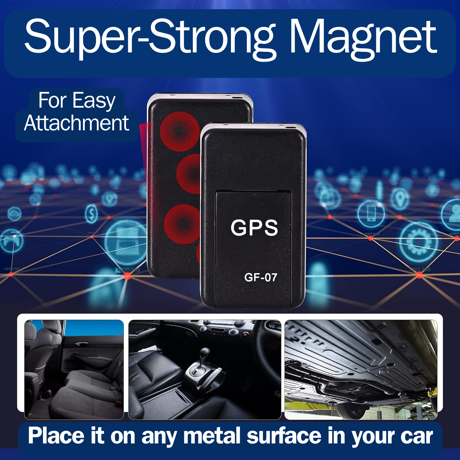 Mini GPS Tracker Strong Magnet