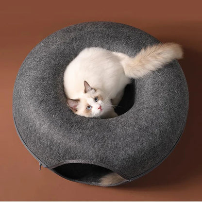 Purrfect Donut Play Bed