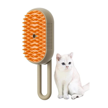 3-in-1 Dog & Cat Steam Hair Brush