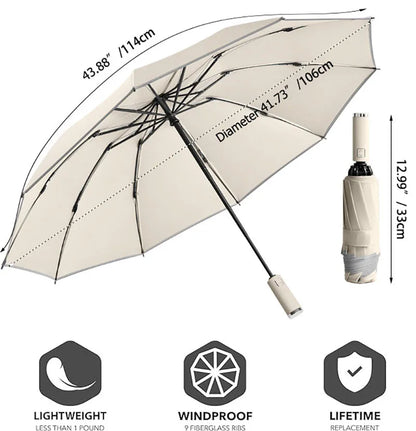 Inverted Umbrella with Reflective Strip