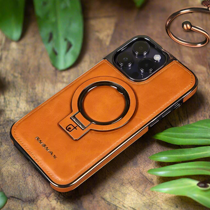 Luxury Leather Shockproof Case for iPhone