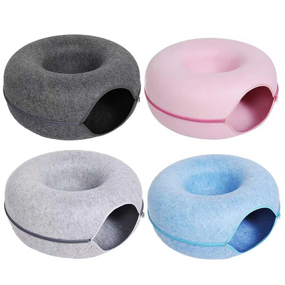 Purrfect Donut Play Bed