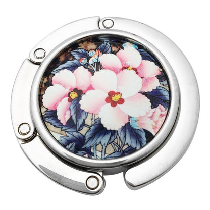 Creative Folding Round Ceramic Hanging Bag Hook